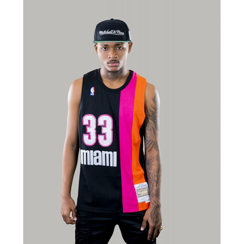 Cumulatief maat tarief Miami Heat Jersey – 33 Alonzo Mourning