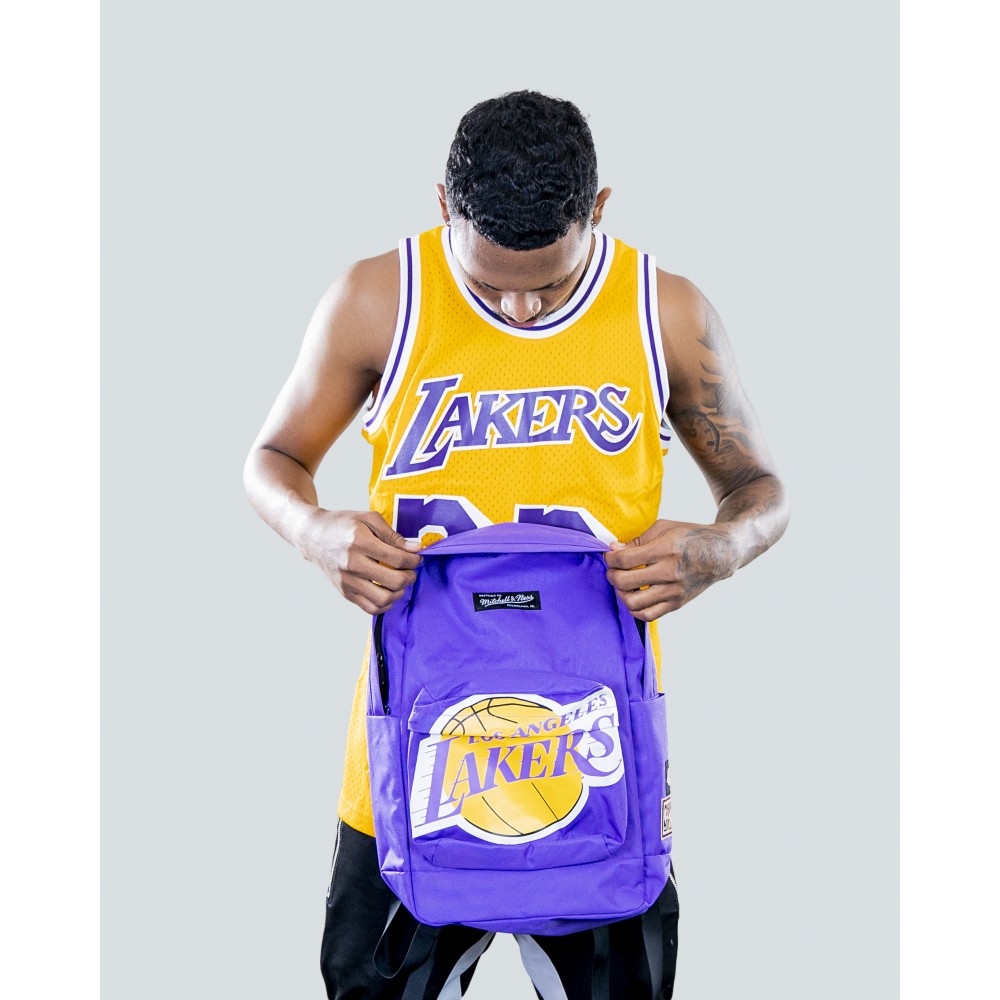 Los Angeles Lakers Backpack By Mitchell & Ness