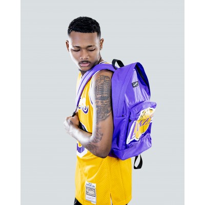 Los Angeles Lakers Screen Printed Backpack