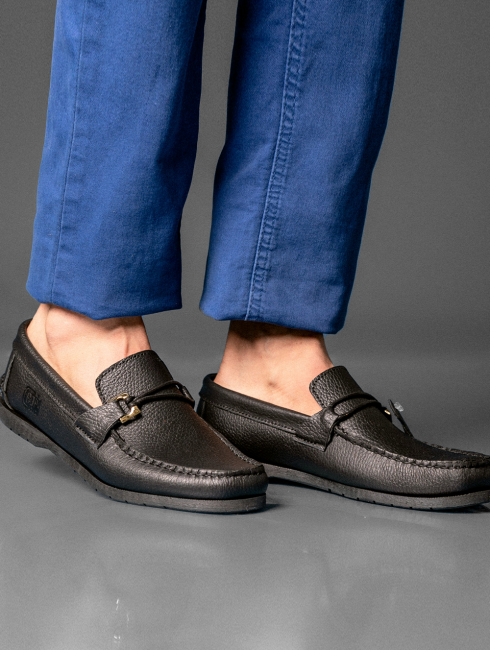Black Granulated Shoe
