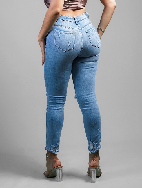 Ripped Jean with Spandex